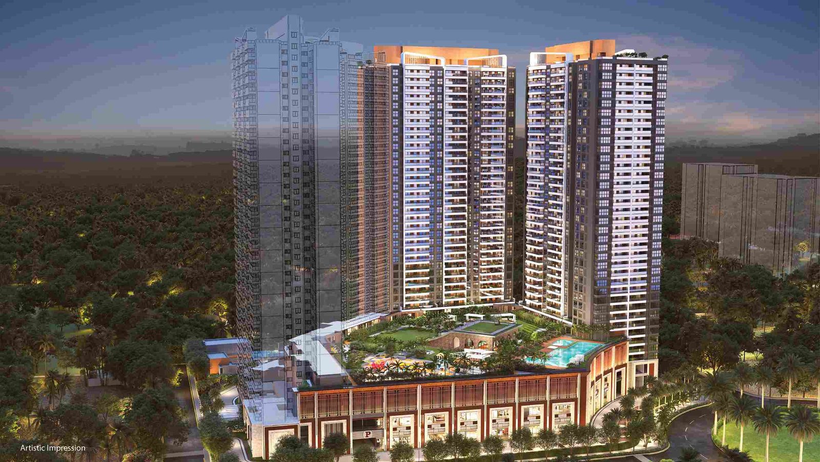 Kolte Patil Canvas 3, 3.5 and 4 BHK apartments in Hinjewadi Pune