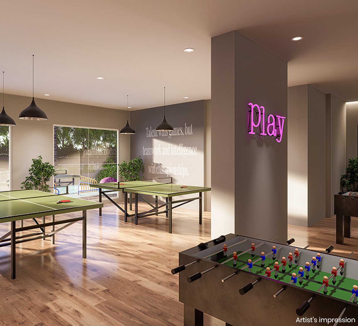 Indoor games area at Life Republic Hinjewadi